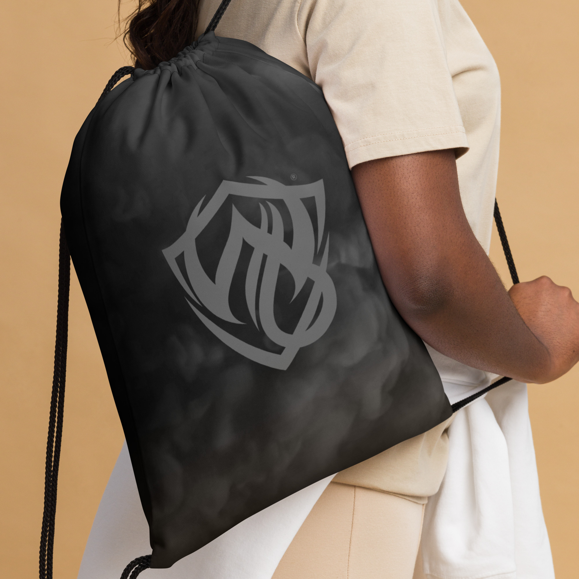 Wicked6 Drawstring Bag (Dark) - Image 4