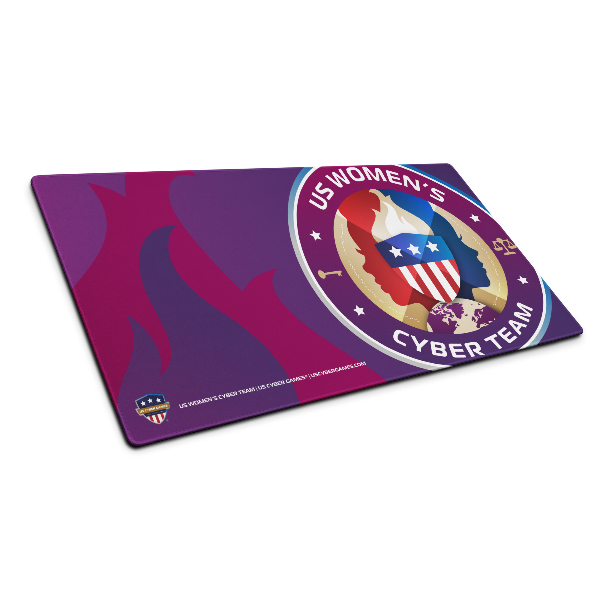 Gaming Mat - Flame - Side