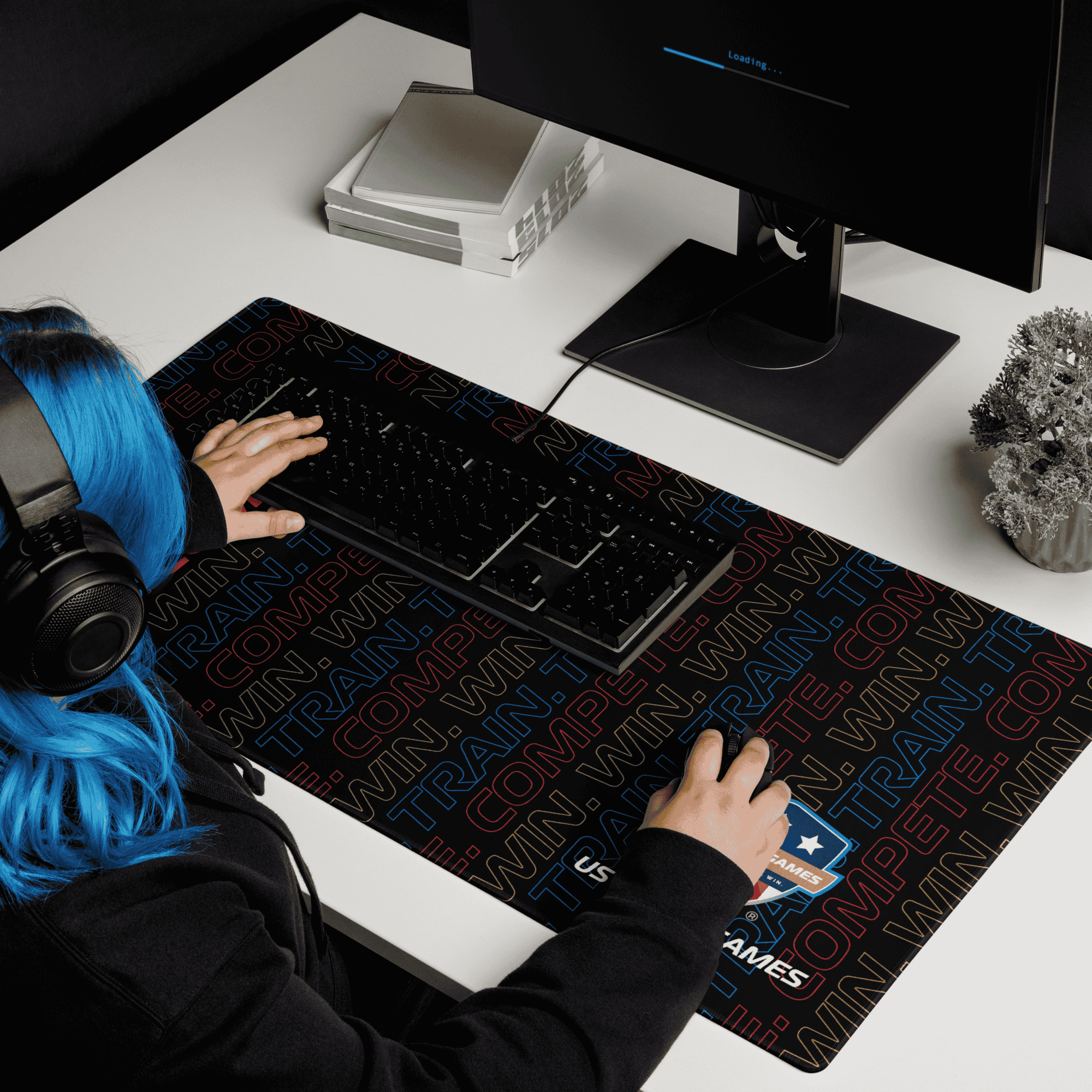 USCG Gaming Mat (Train. Compete. Win.) - Image 5