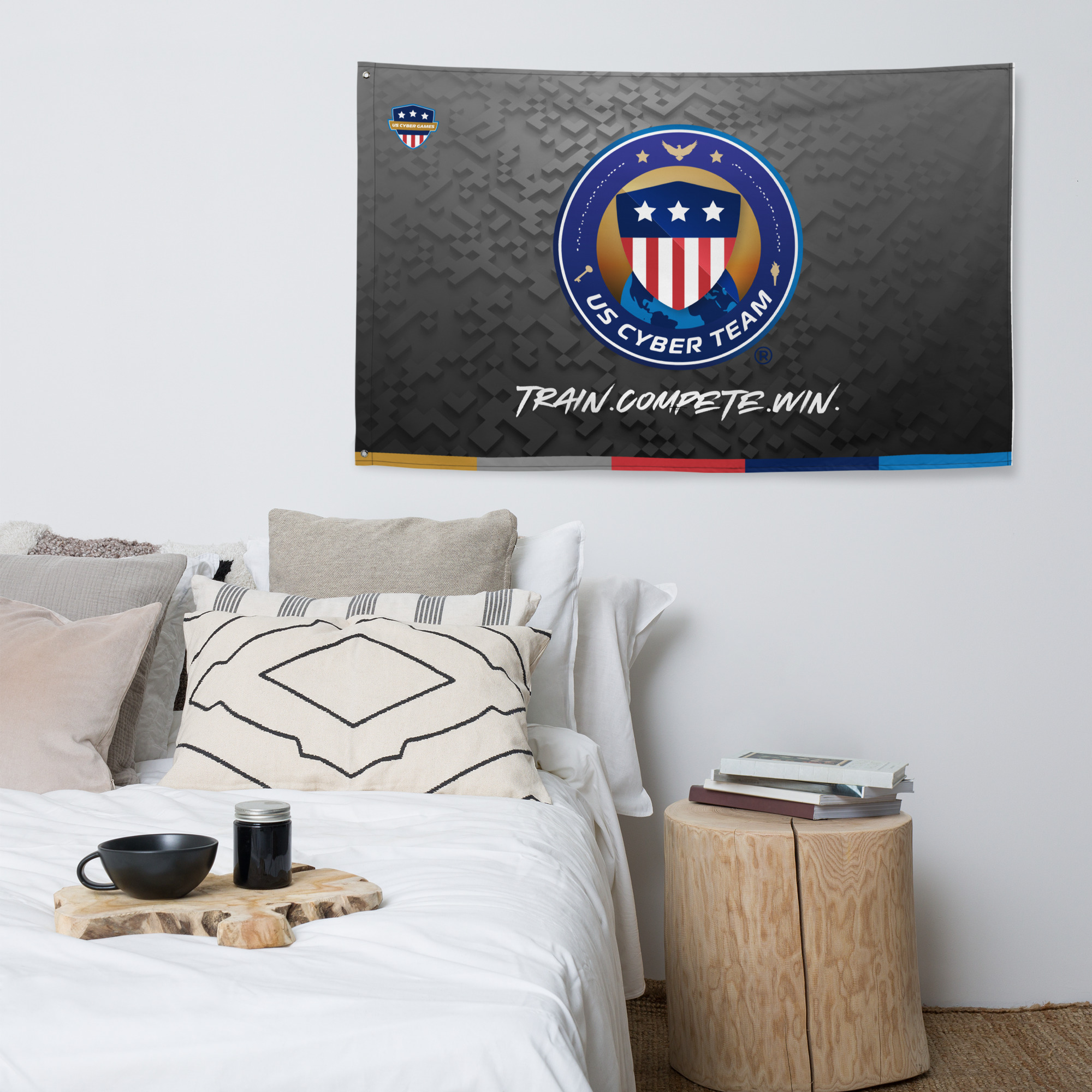 US Cyber Team Flag - Image 2