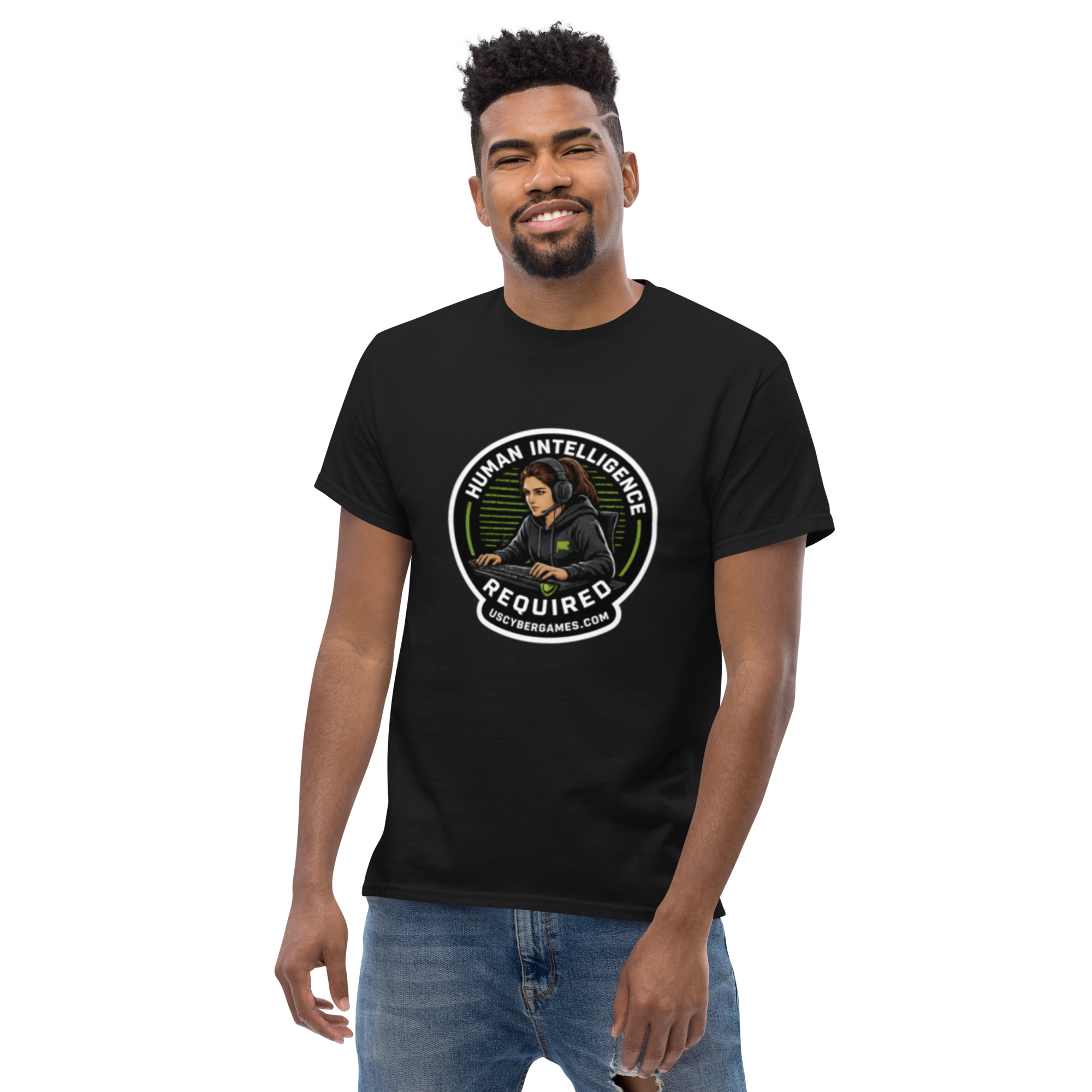 Human Intelligence Required - Unisex classic tee - Image 3