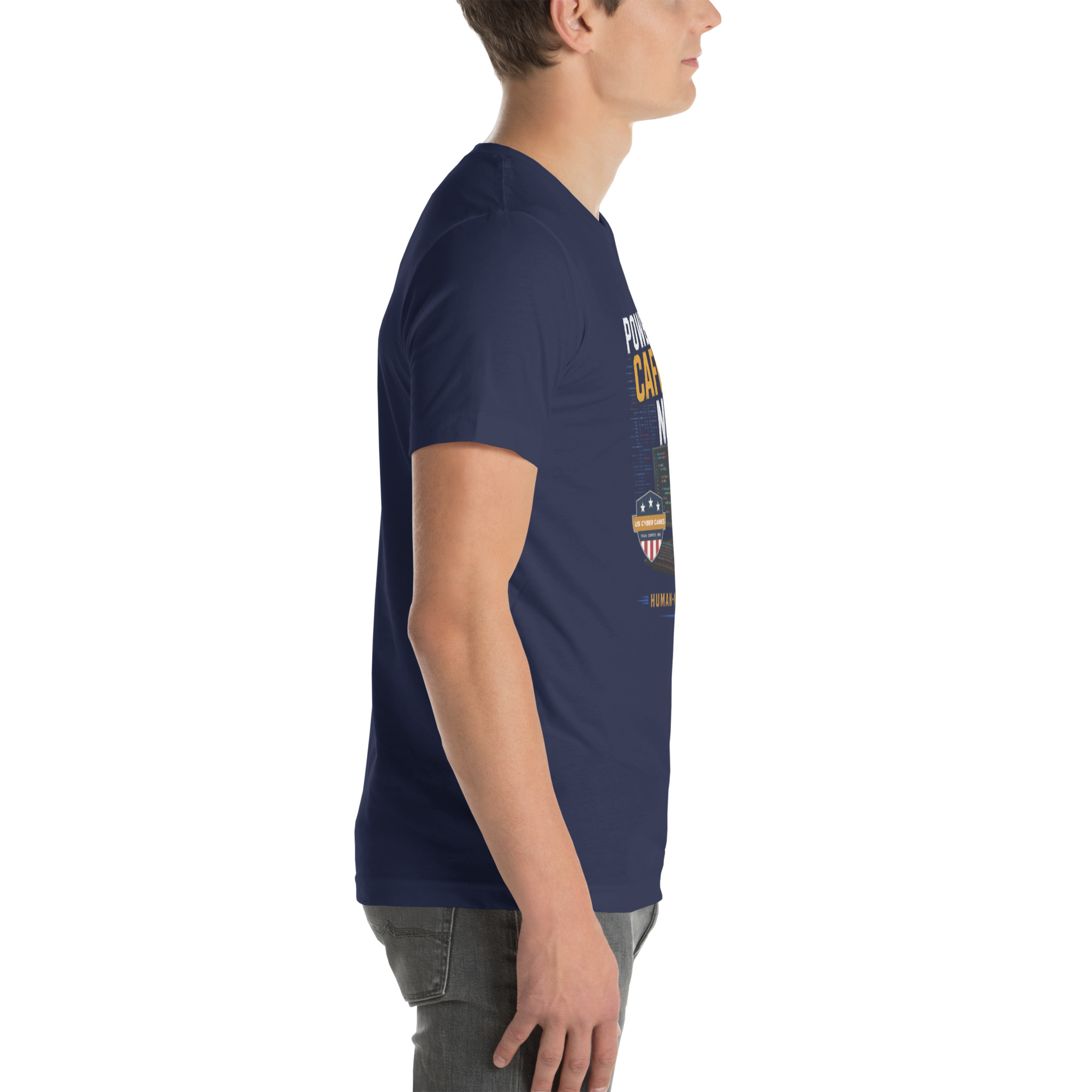 Powered by Caffeine- Unisex t-shirt - Image 57
