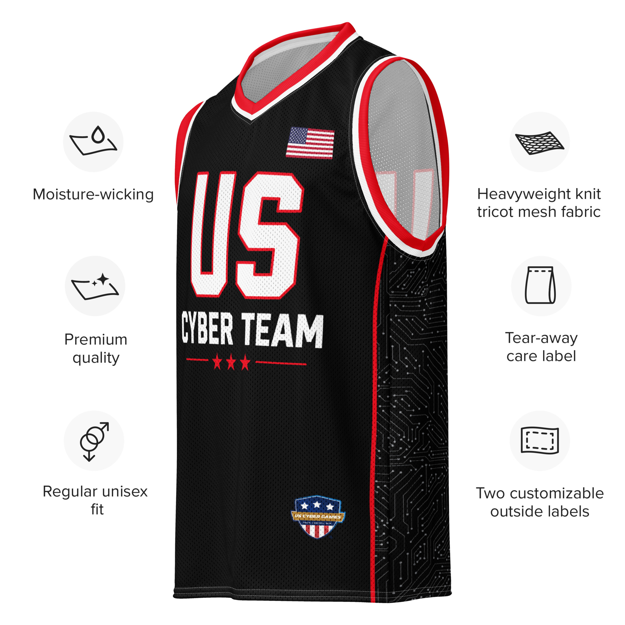 Premium US Cyber Team jersey - Image 6