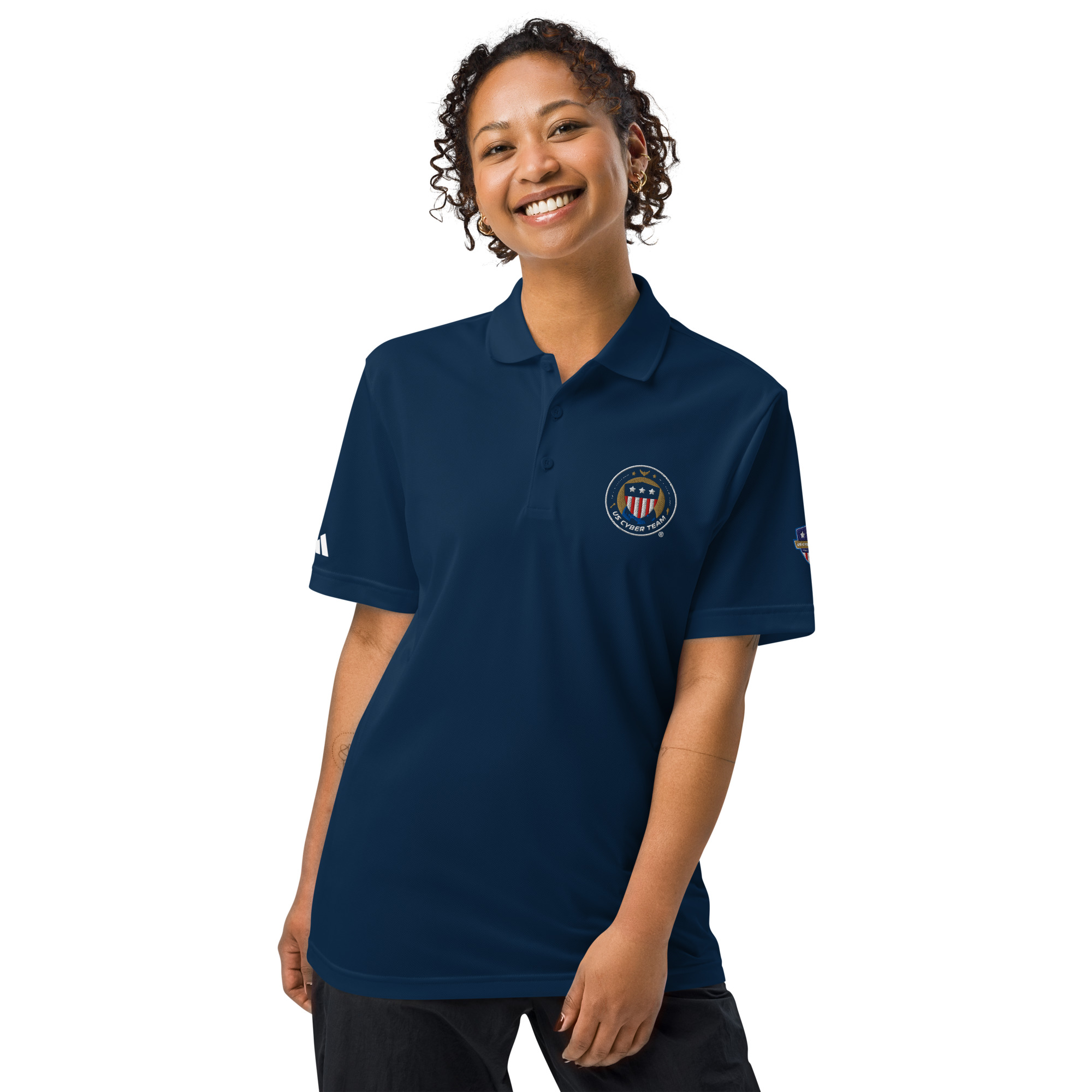 US Cyber Team adidas sport polo - Image 5
