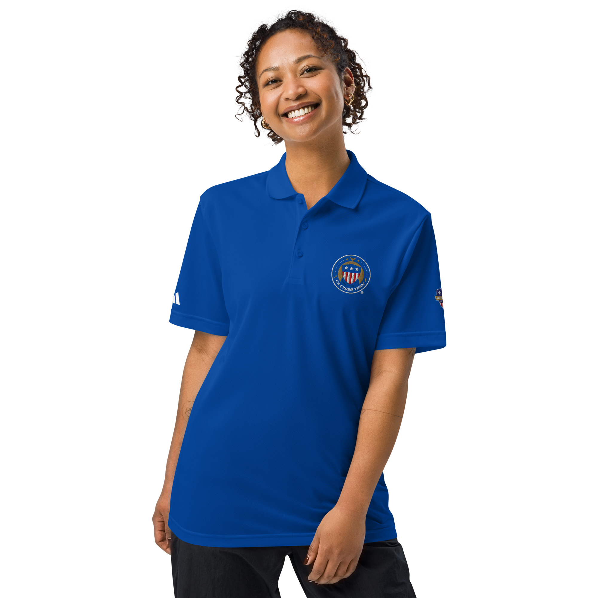US Cyber Team adidas sport polo - Image 8